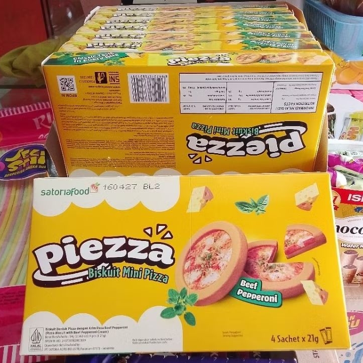 BISKUIT MINI PIZZA 8BOX 32PCS
