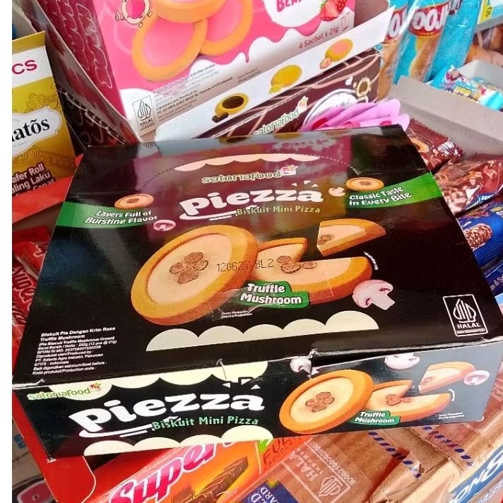 BISKUIT MINI PIZZA 1BOX 12PCS