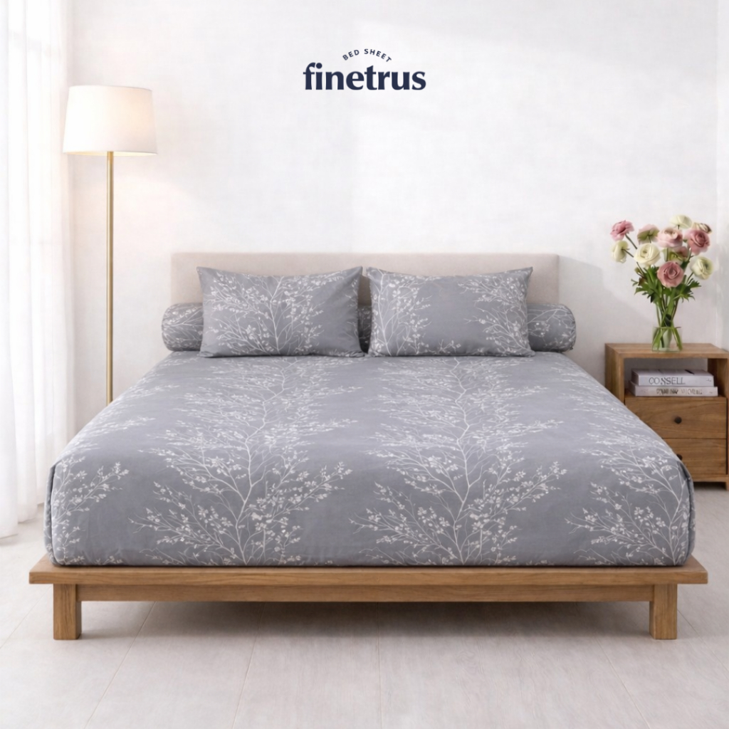 Finetrus - Sprei 180x200x30 Sudut Karet Tebal 30 cm