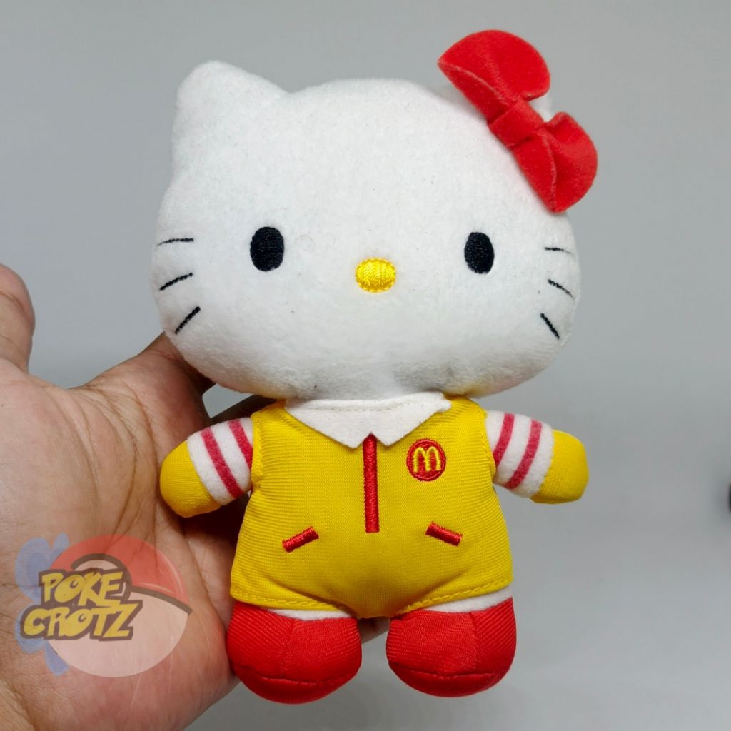 Boneka ronald Hello Kitty HK mainan happy meal McD toys McDonald toy plush 16cm
