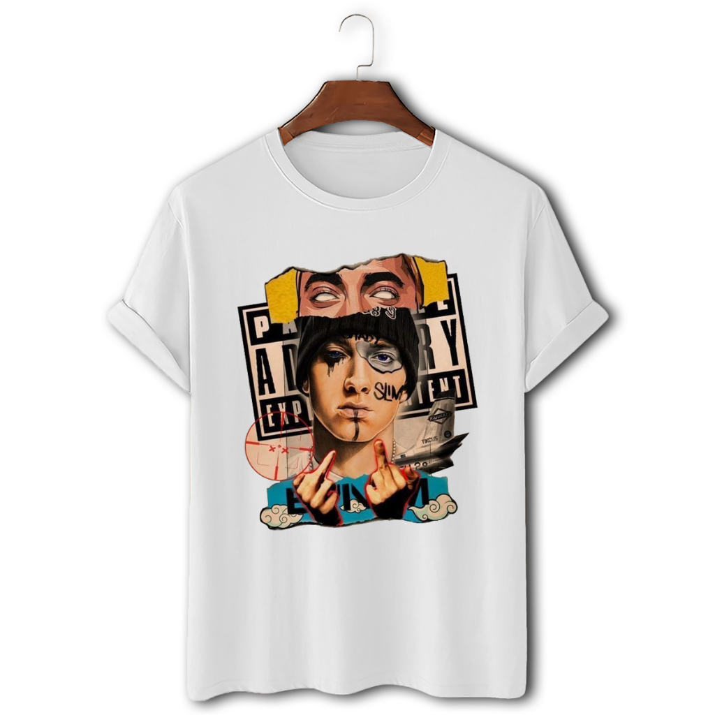 KAOS DISTRO EMINEM FCK / KAOS DISTRO UNISEX EMINEM