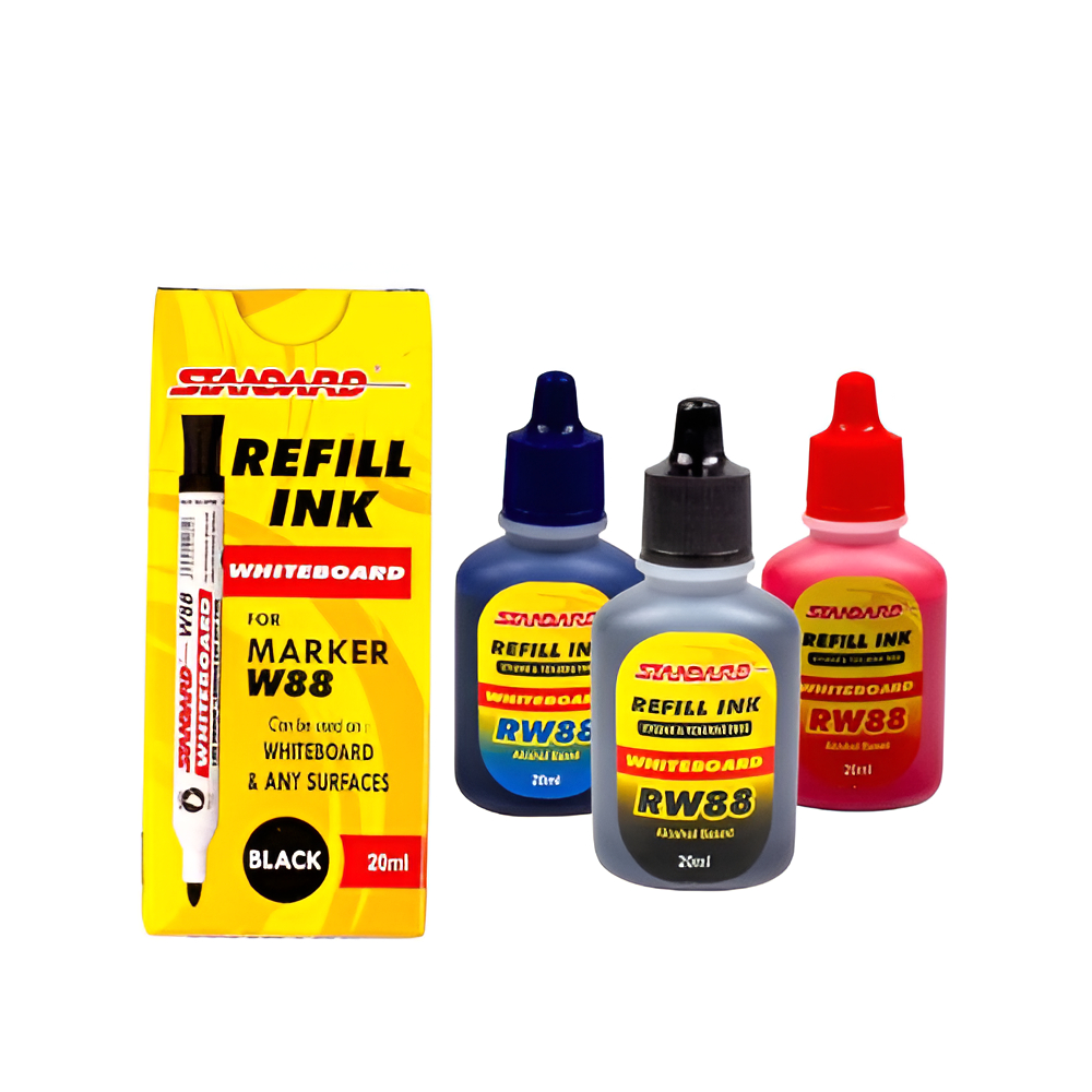 Standard Isi Tinta Spidol Whiteboard RW88 Refill Ink 20 ml