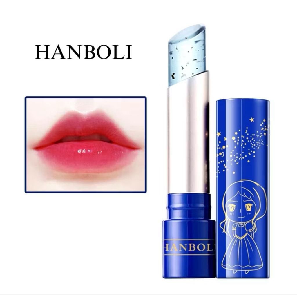 COD - LIPSTICK JELLY TRANSPARANT HANBOLI MOISTURIZING LIPSTICK COLOR CHANGING LIP BALM WATERPROOF LI