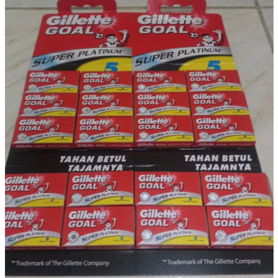PROMO SILET GILLETTE GOAL PER 20 kotak kecil