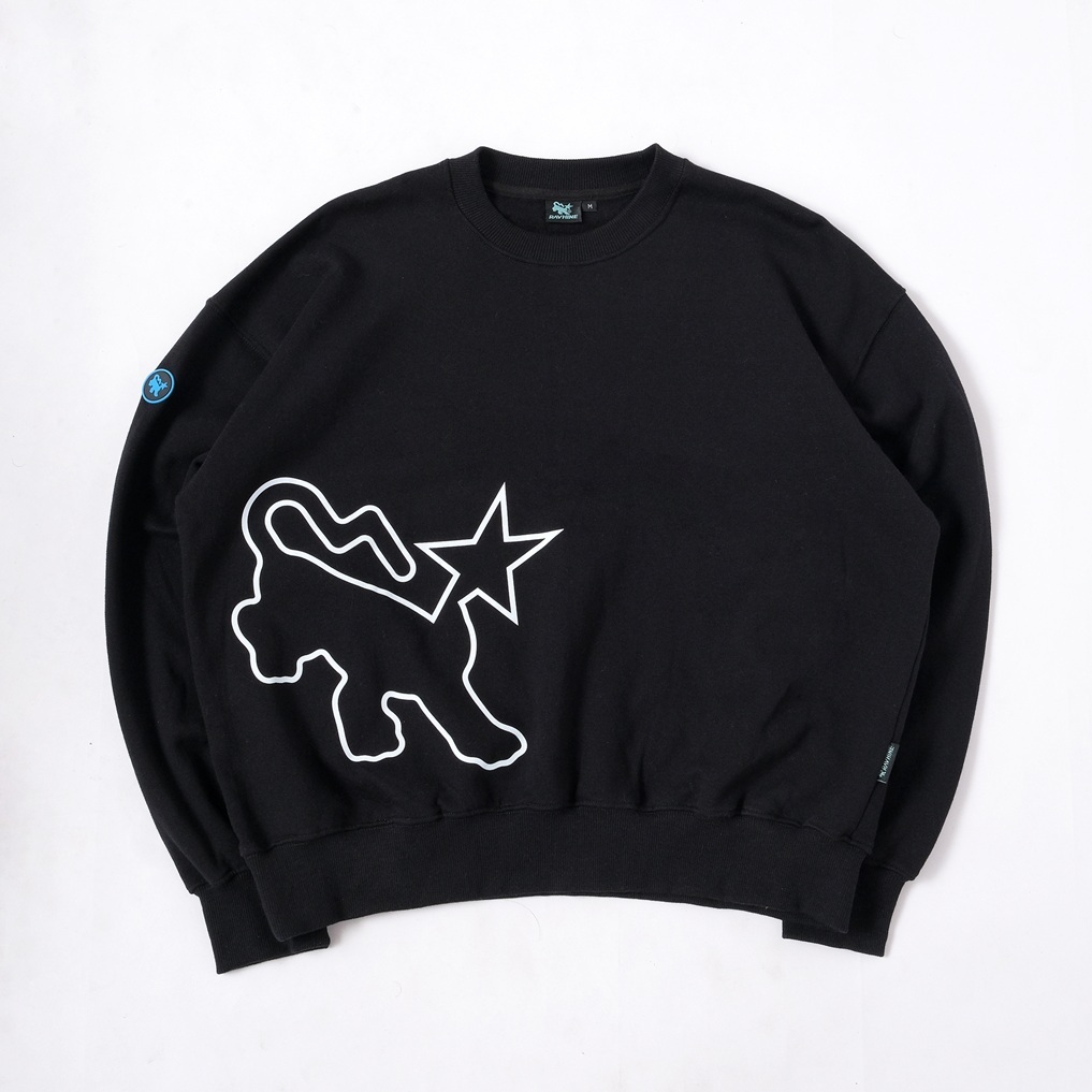RAVHINE - CREWNECK NIGHTWELL - COTTON FLEECE 280GSM