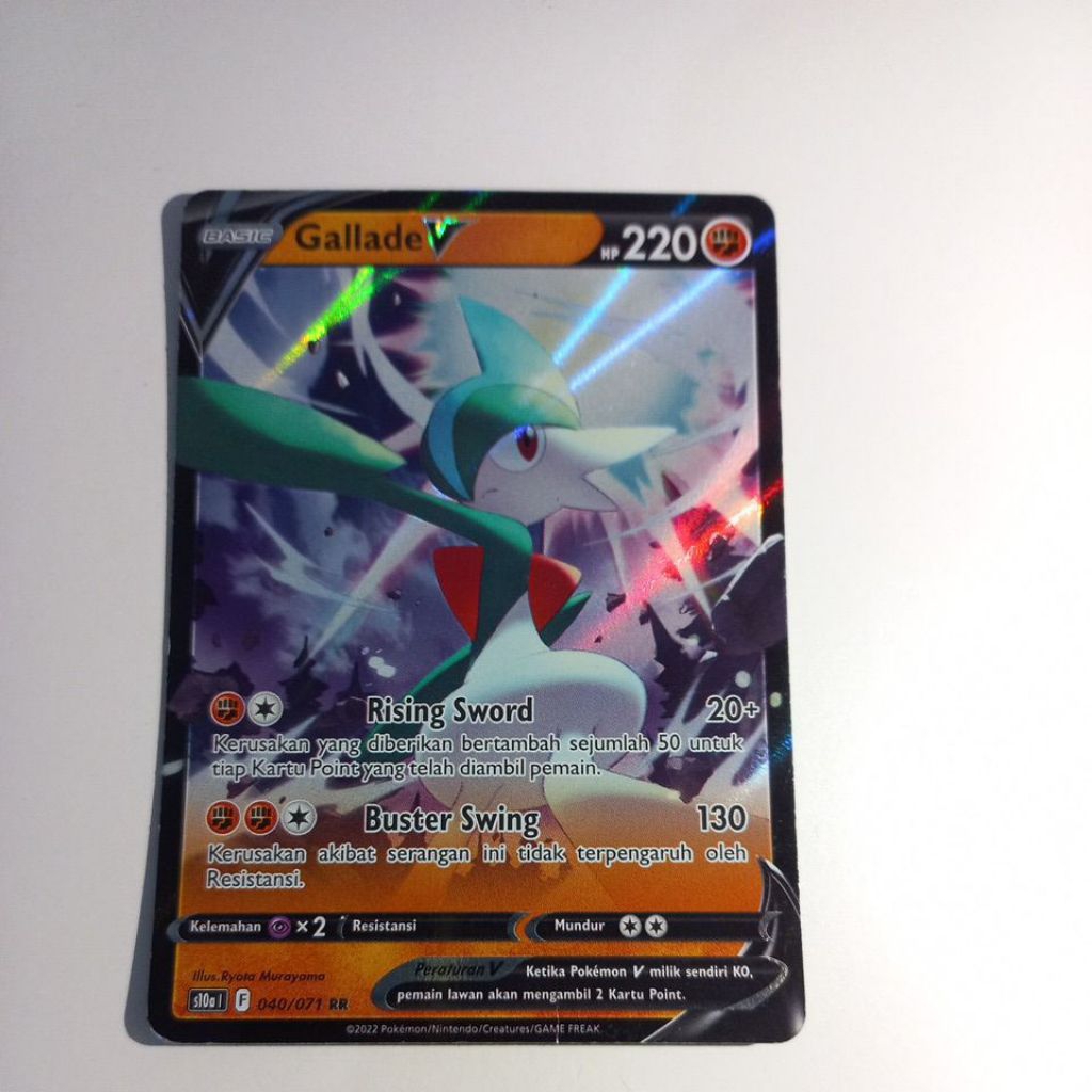 Gallade V holo | Kartu Pokemon ORIGINAL Rare