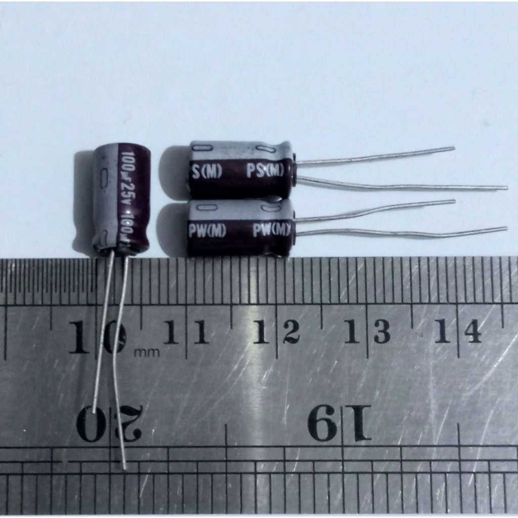 Elco elko 100uF 25v Nichicon