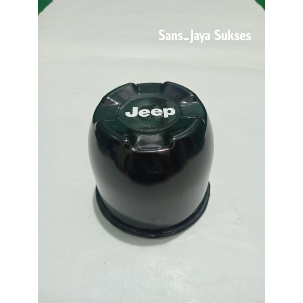 dop roda tutup velg mobil feroza escudo tafte vitara logo jeep hitam abs diameter 11,6cm