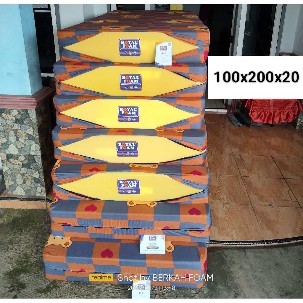 kasur busa royal foam ukuran 200x100x20