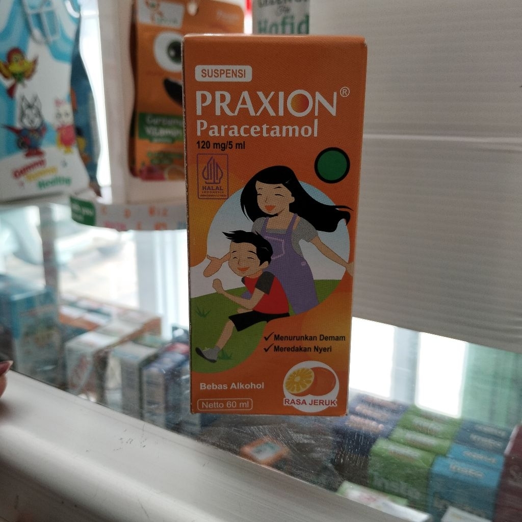 PRAXION 120mg/5ml PARACETAMOL ANAK
