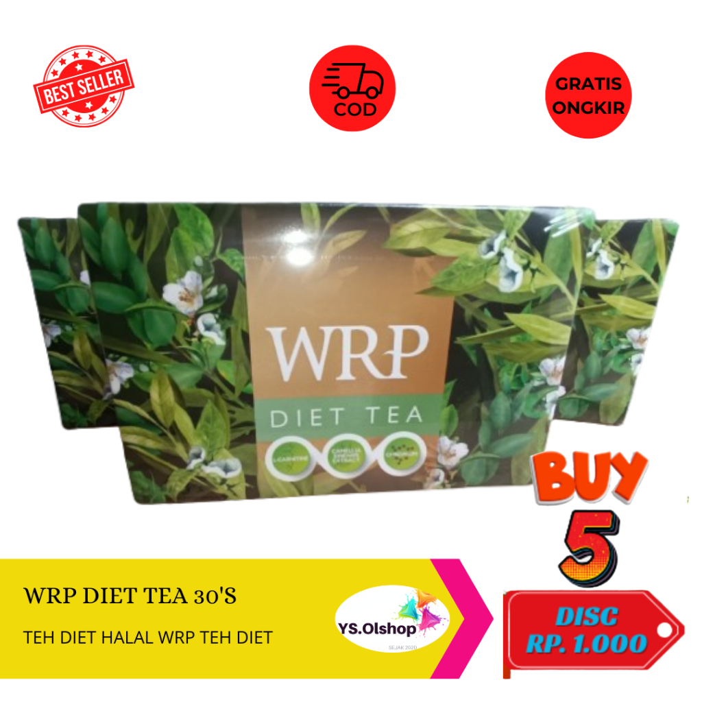 WRP Diet Tea 30 Sachet Suplemen Teh Hijau