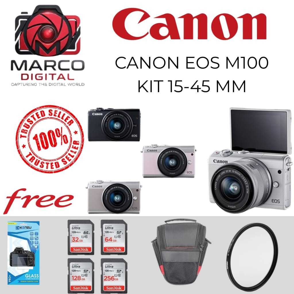 CANON EOS M100 KIT 15-45MM / CANON M100 KIT 15-45MM / CANON M100