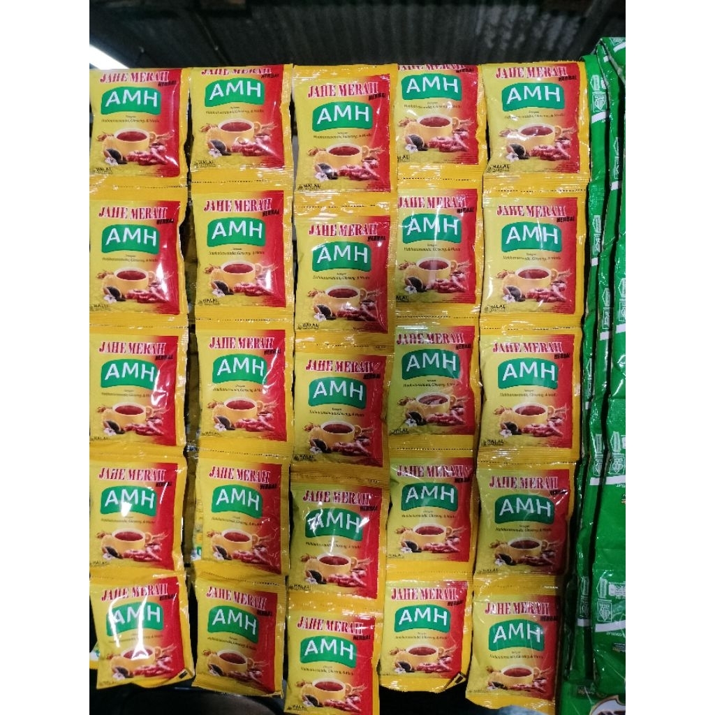 Jahe Merah Super AMH Bubuk Amanah Renteng 10 Saset