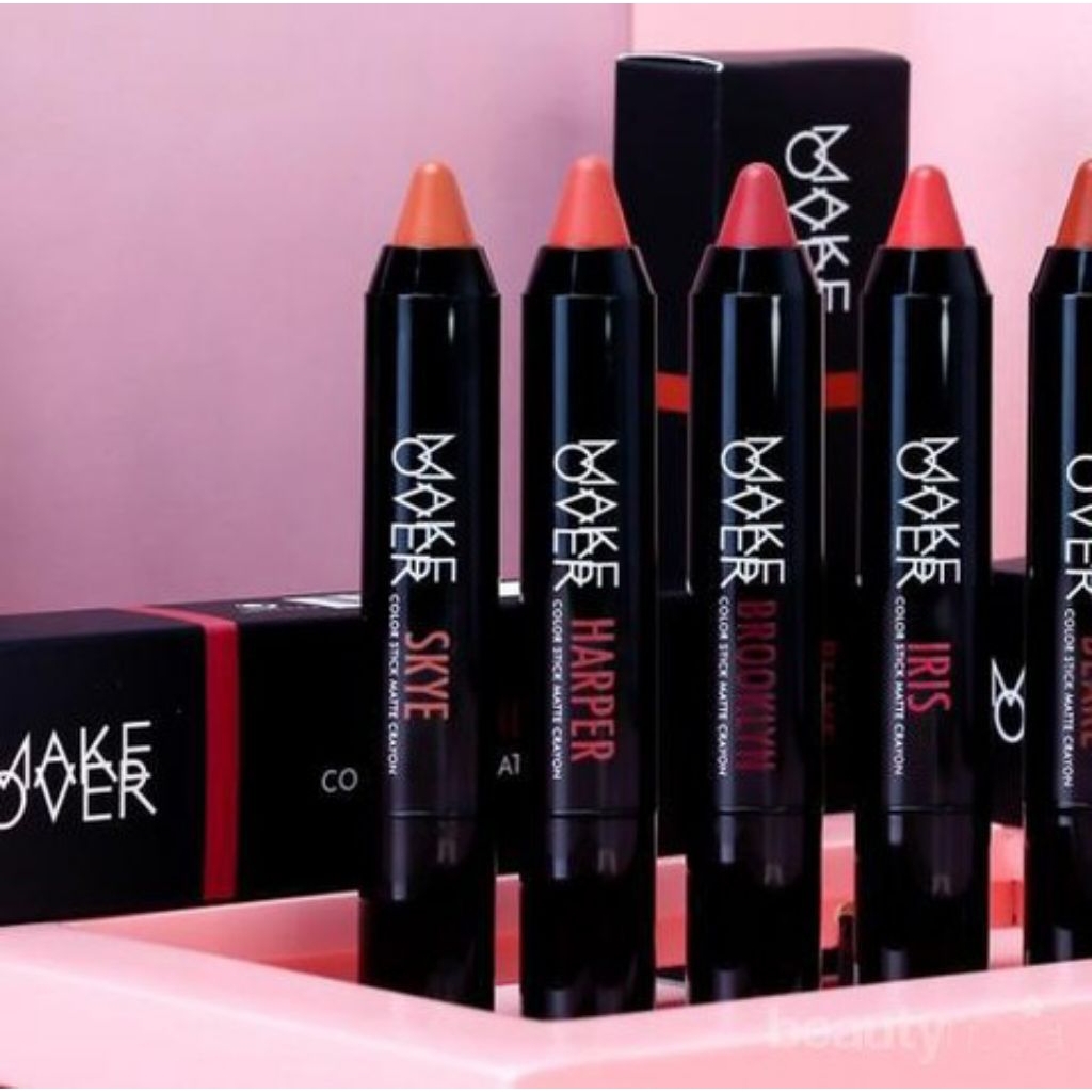 PROMO Make Over lipstik Crayon / Make Over Color Stick Matte Crayon Original