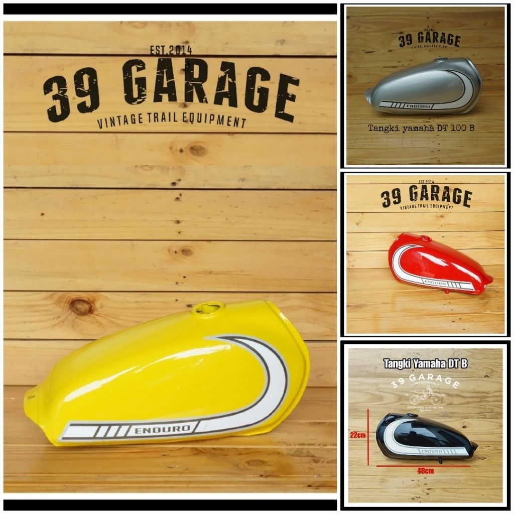 tengki trail klasik yamaha DT100 B tengki trail jadul yamaha DTB enduro trail vintage tril tua tangk
