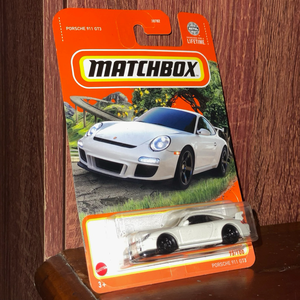 Matchbox Porsche 911 GT3 White | Diecast 1:64 Original Mattel