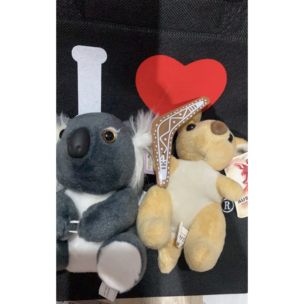NEW BONEKA AUSTRALIA KANGGURU KOALA 2 PCS KODE009