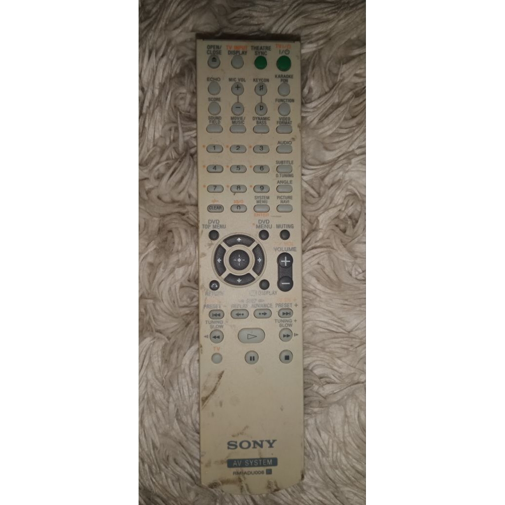Remot ori home theater Sony
