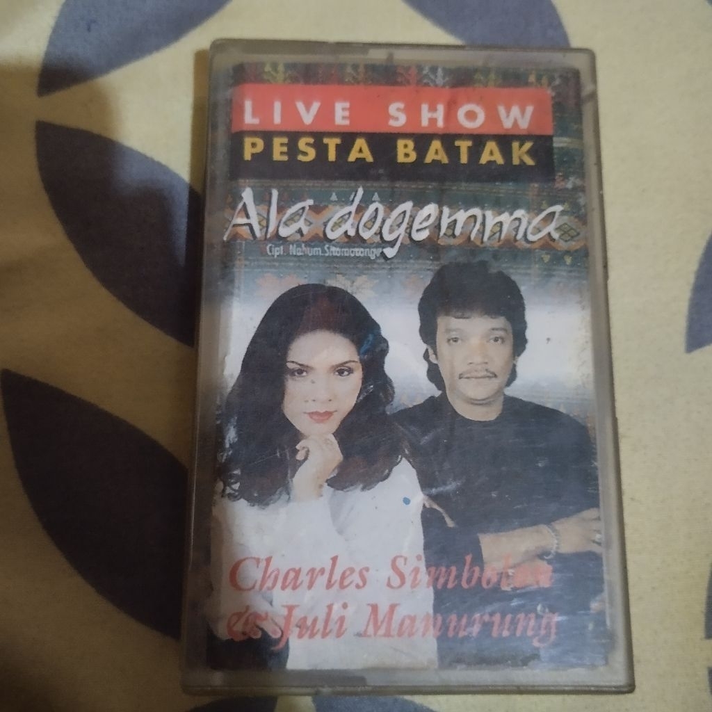 Jual Kaset Batak Charles Simbolon Pesta Batak Live Original