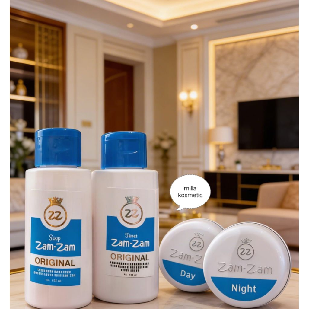 ljk skincare biru & pink 1 paket 4 pcs