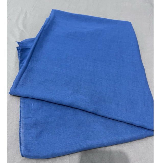Hijab paris jadul Warna Denim