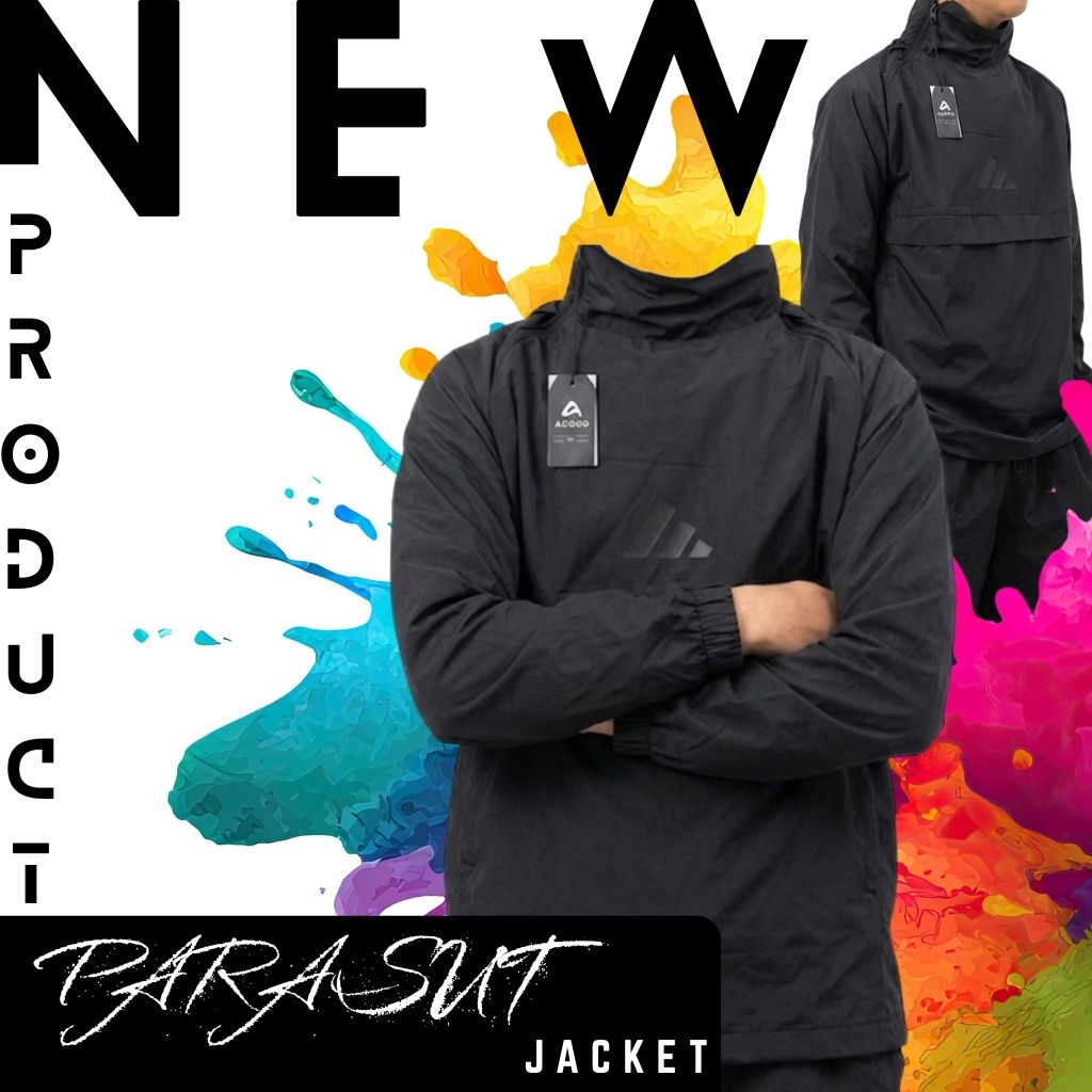 JAKET PARASUT Jaket olahraga jaket lari jaket santai