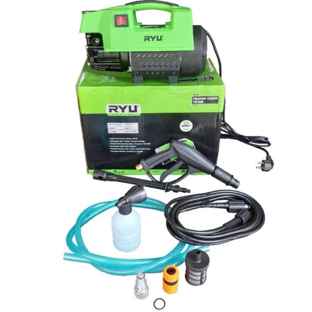 Mesin jet cleaner semprot ryu rpw100 / mesin jet cleaner cuci mobil ryy