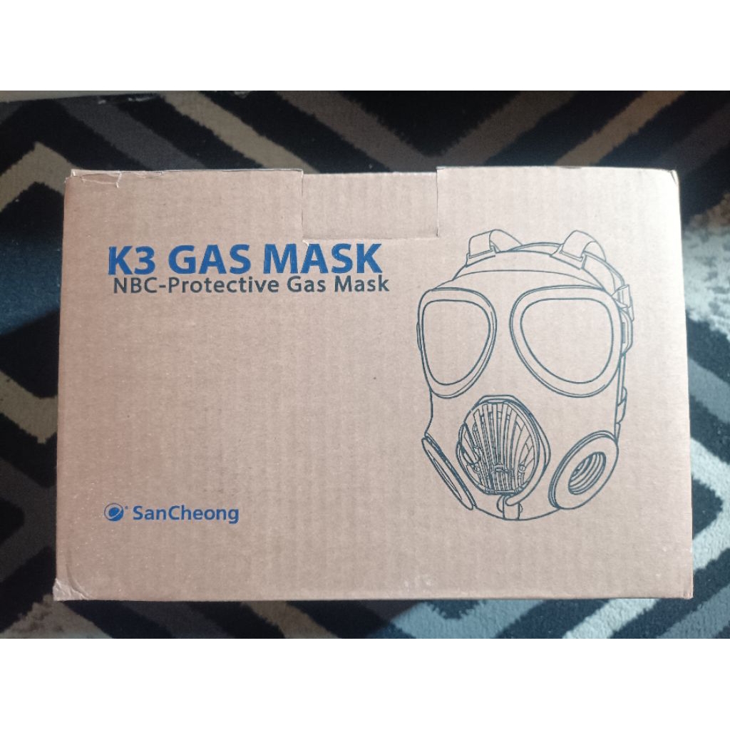 k3 gas mask sancheong original NBC protective( free canister)