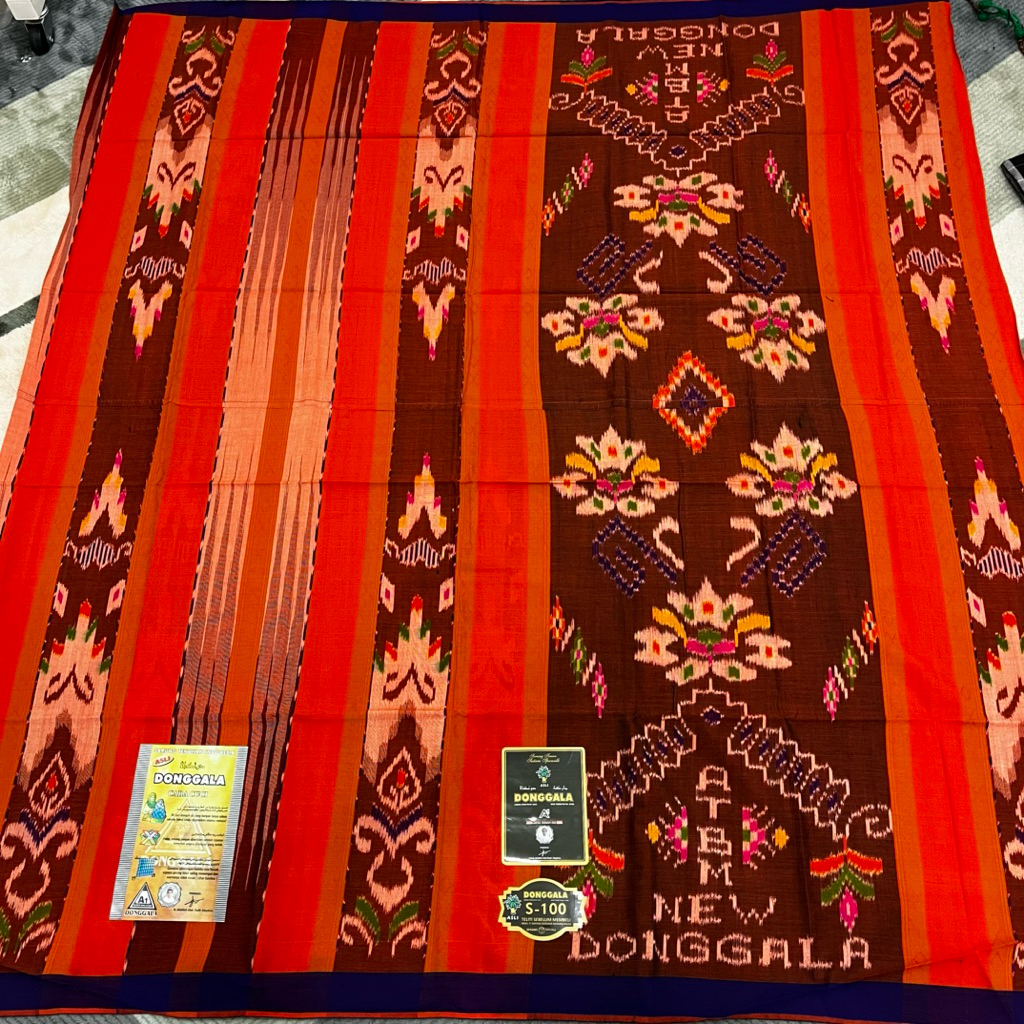 sarung tenun donggala ATBM new 50% sutra super mewah
