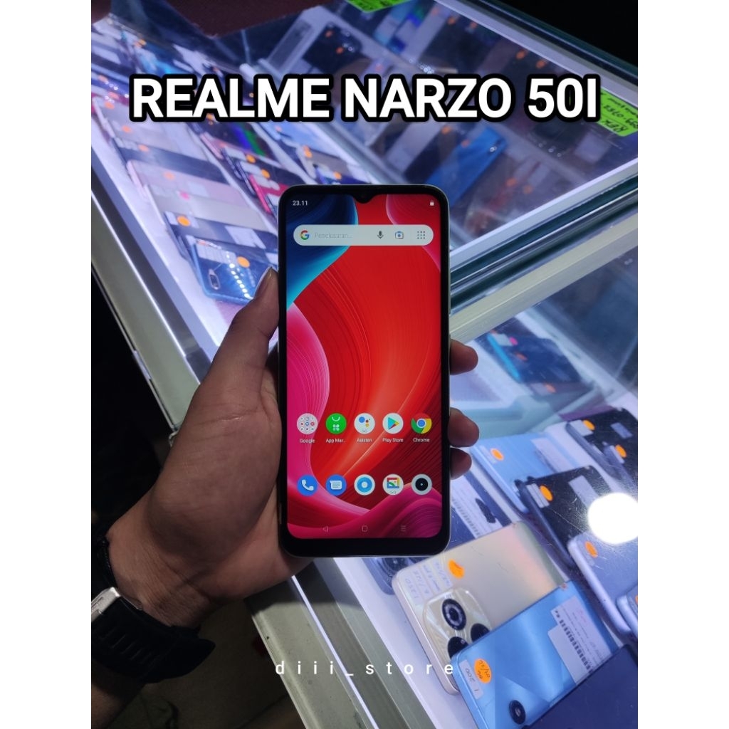 REALME NARZO 50I 4/64 GB DUAL SIM 4G LTE SECOND NORMAL SIAP PAKAI