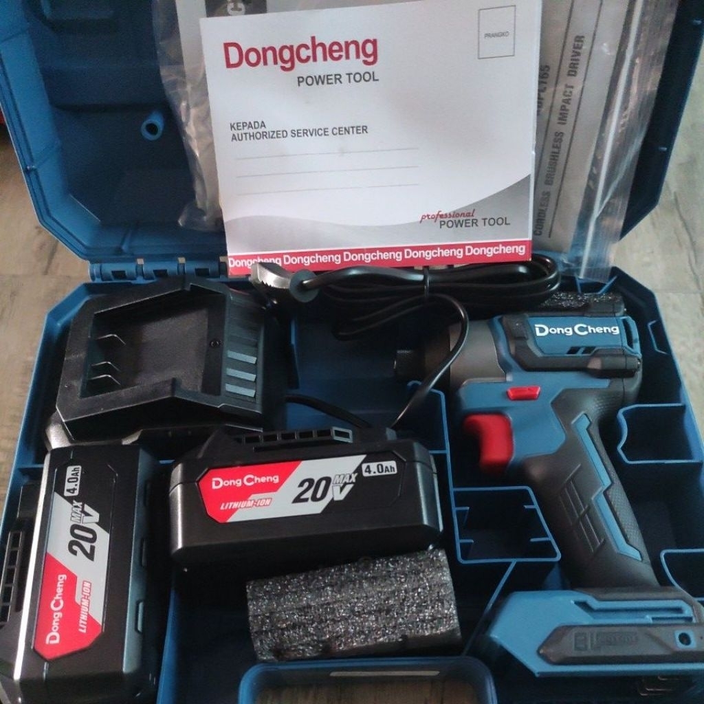 impact driver Dongcheng dcpl165 EM lengkap