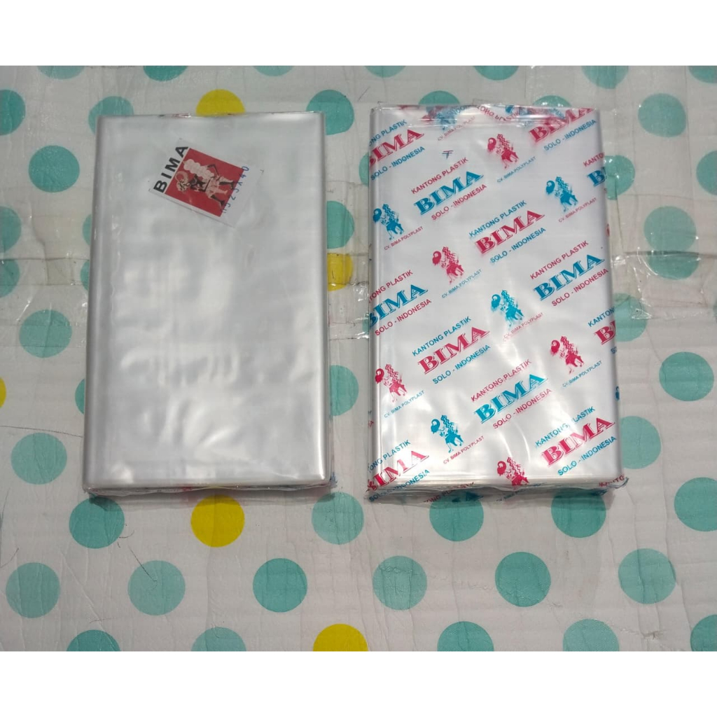 Plastik PP bening 23x40-250GRAM tebal 05 plastik keripik tebal / plastik kaku bening tebal / plastik