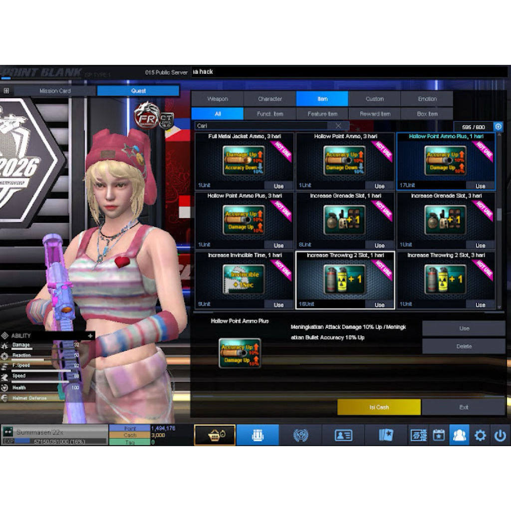 CHAR PB/POINTBLANK ZEPETO M2