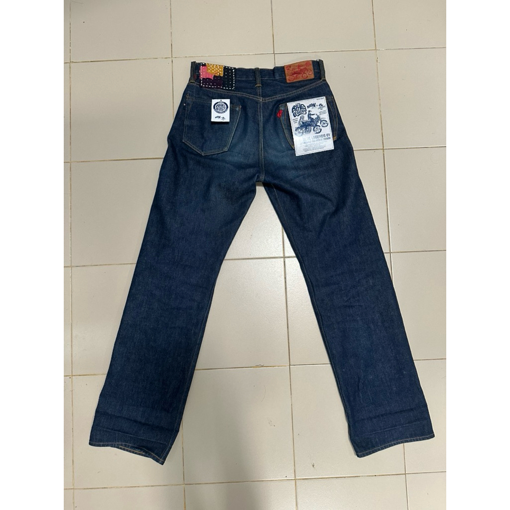 CARNIVORES SOUL X NBDN - THE BLUE LEGENDS 001 - 15 OZ INDIGO SELVEDGE DENIM