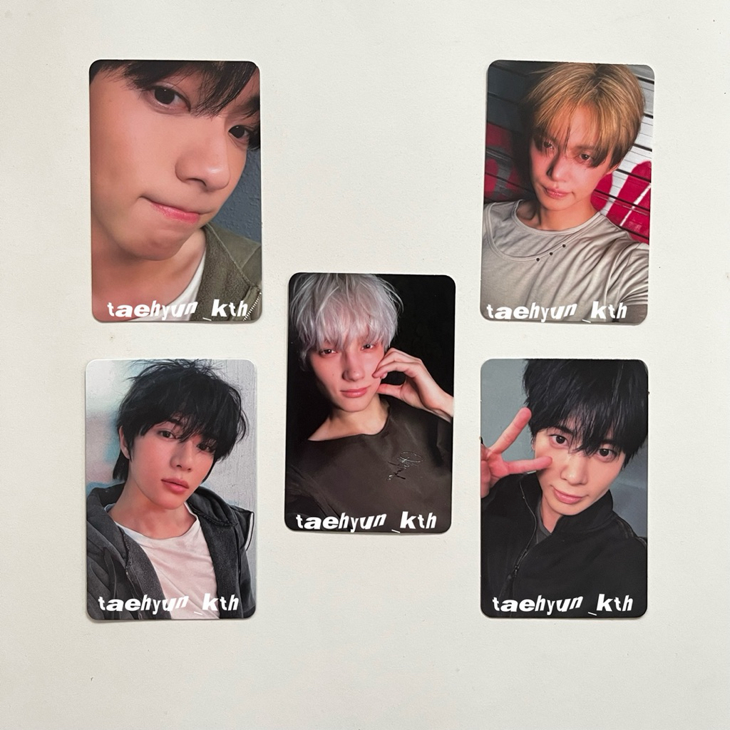 TXT SHOPEE KPOPMERCH THE STAR: CHAPTER TOGETHER VIDEO CALL FANSIGN POB PC PHOTOCARD YEONJUN SOOBIN T
