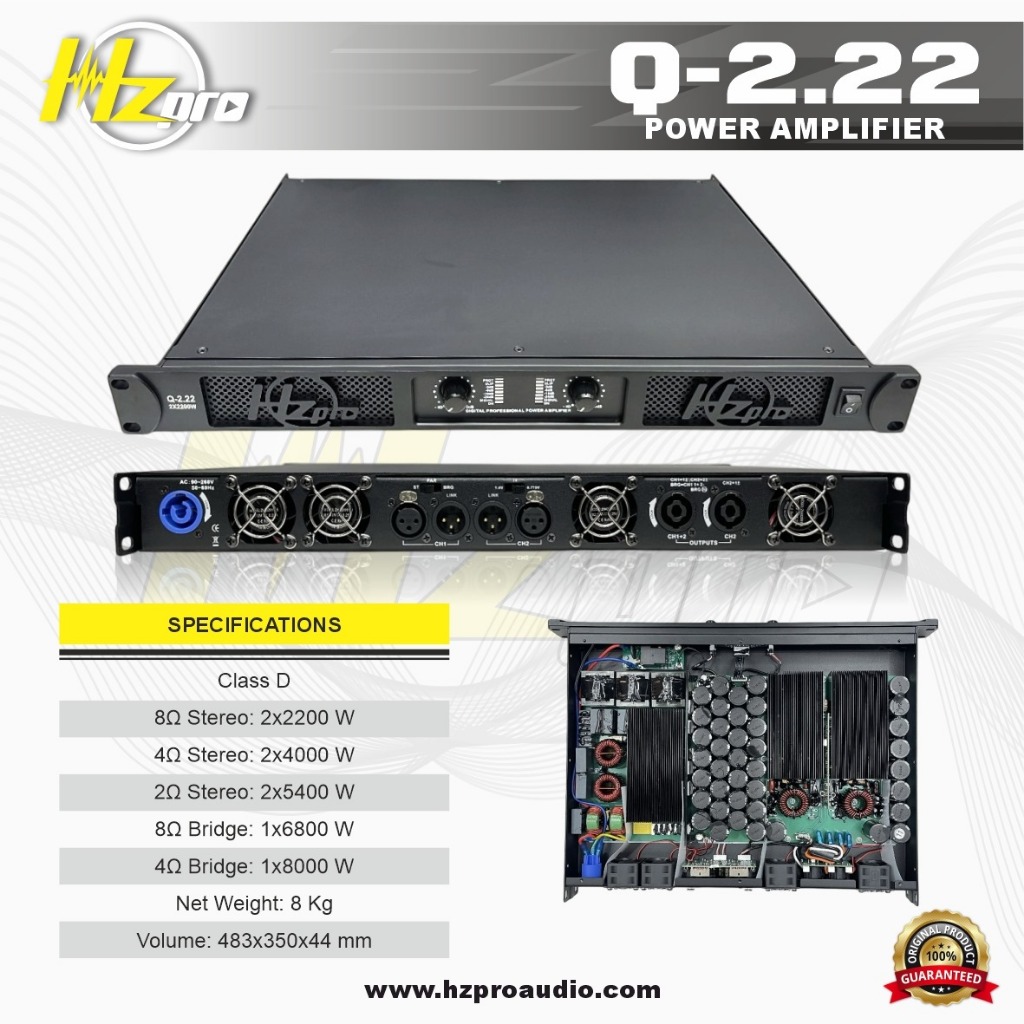 POWER AMPLIFIER HZ PRO Q-4.12 CLASS D BALAP VIRAL