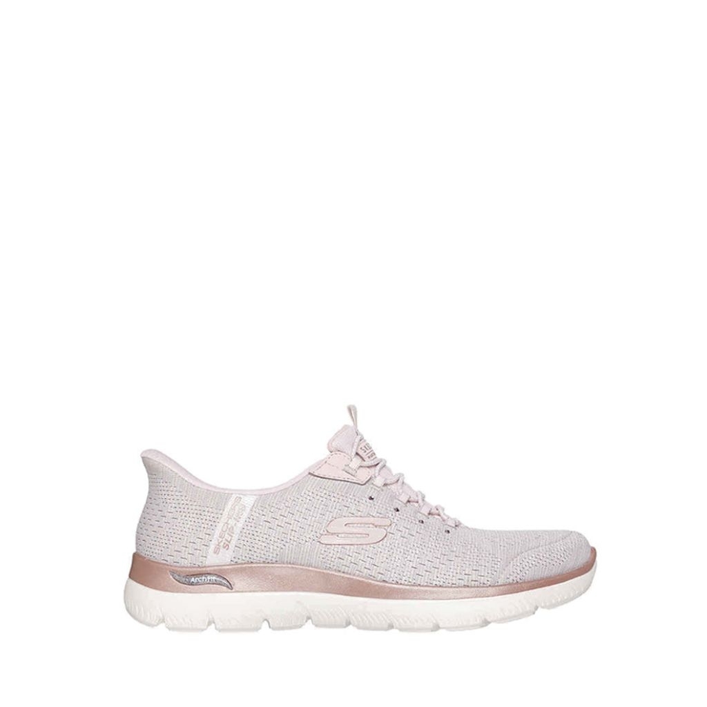 Sepatu Skechers Slip-Ins Arch Fit Summits untuk Wanita - Merah Muda original