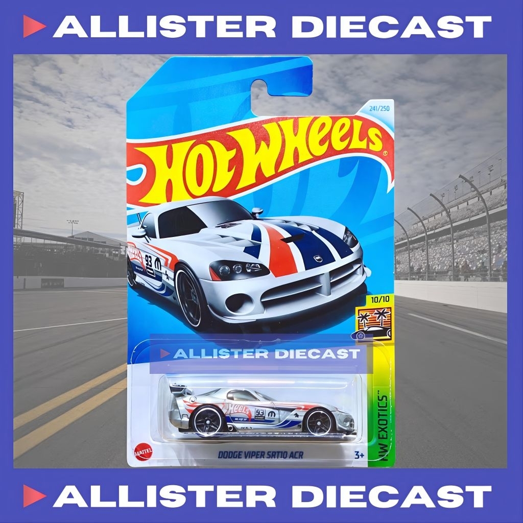 Hot Wheels Dodge Viper SRT10 ACR Abu Abu Hotwheels Dodge Viper SRT10 ACR Grey HW Exotics Hot Wheels 