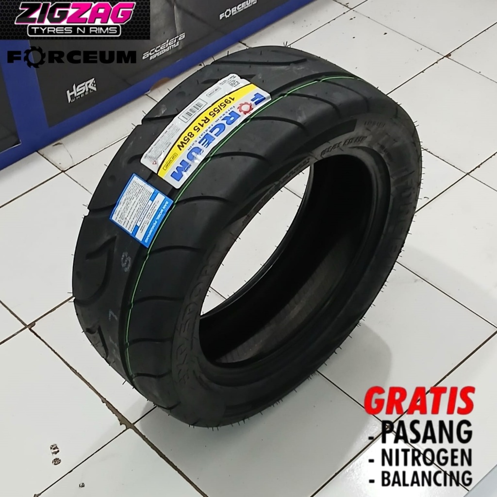 Ban Mobil Semi Slick  195 55 R15 Forceum EXP SPORT - Ban Tubles Semi Slick R15