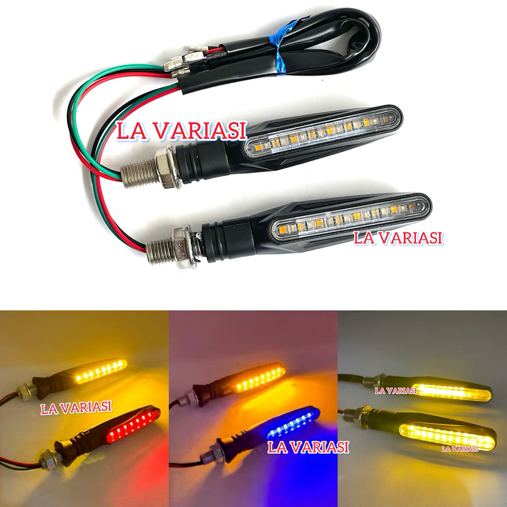 Lampu Sein Led Running 2 warna Sen Running Sein Led Running 027 Universal Motor