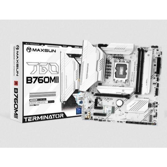 MAXSUN Terminator B760M GKD5 ICE (LGA1700, B760, DDR5, USB3.2 Type-C, SATA3)