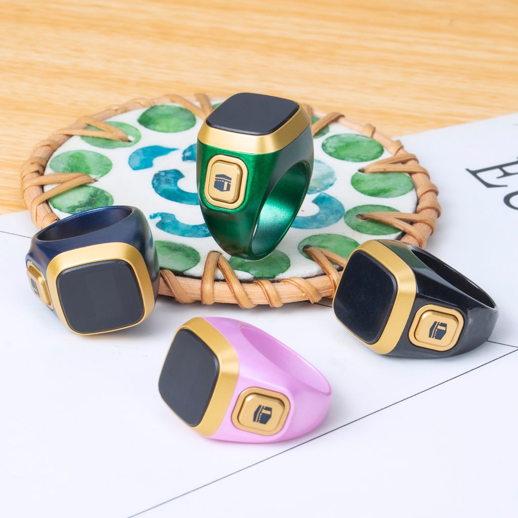 Penghitung cincin doa rosario LED Muslim
