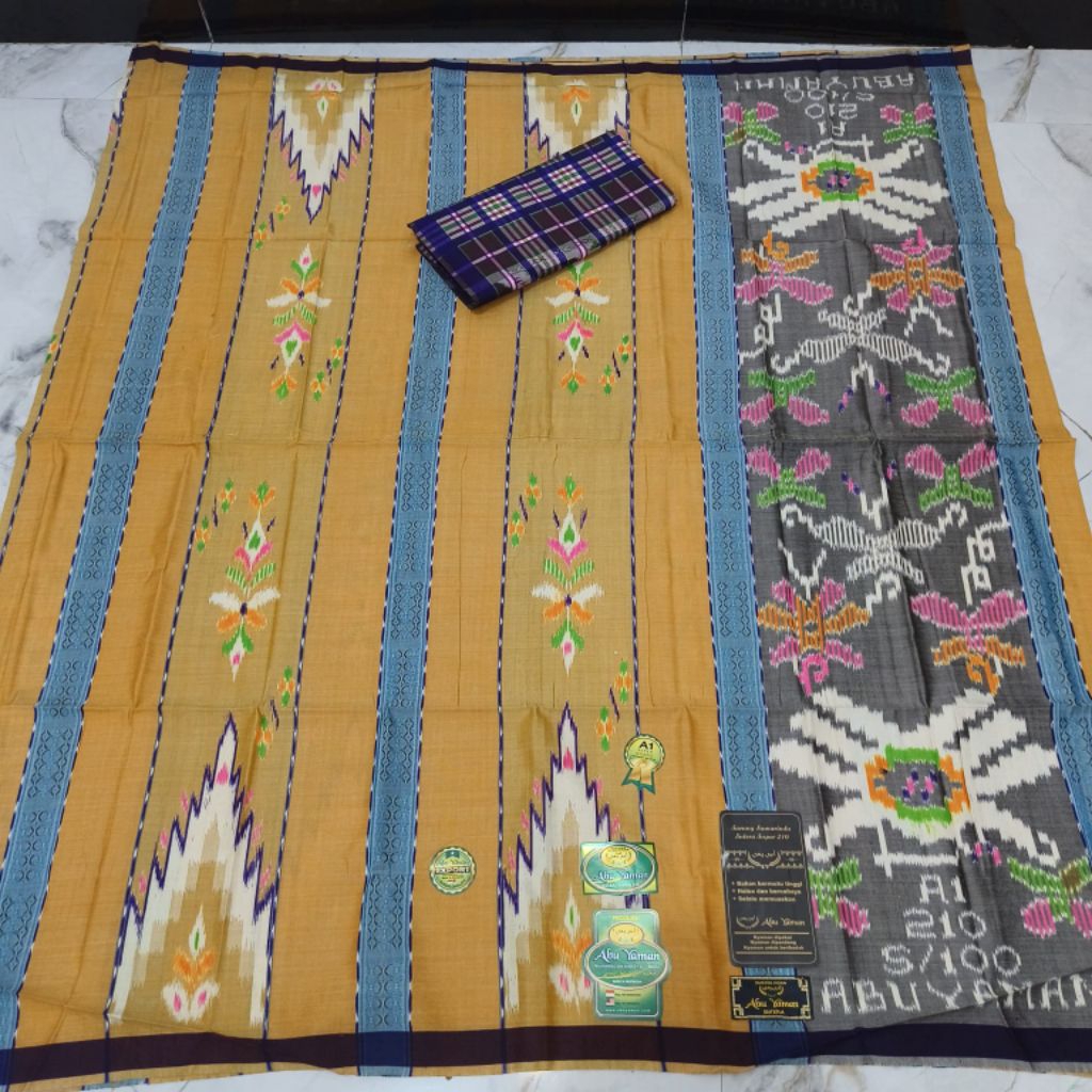 SARUNG ABU yaman full sutra original