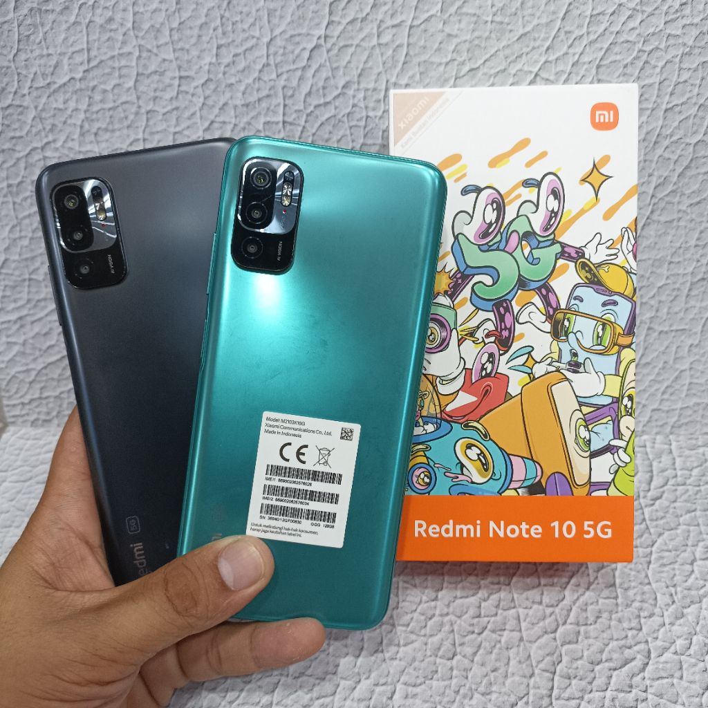 REDMI NOTE 10 5G 8/128GB HP BEKAS SECOND - Langsung Cek Deskripsi