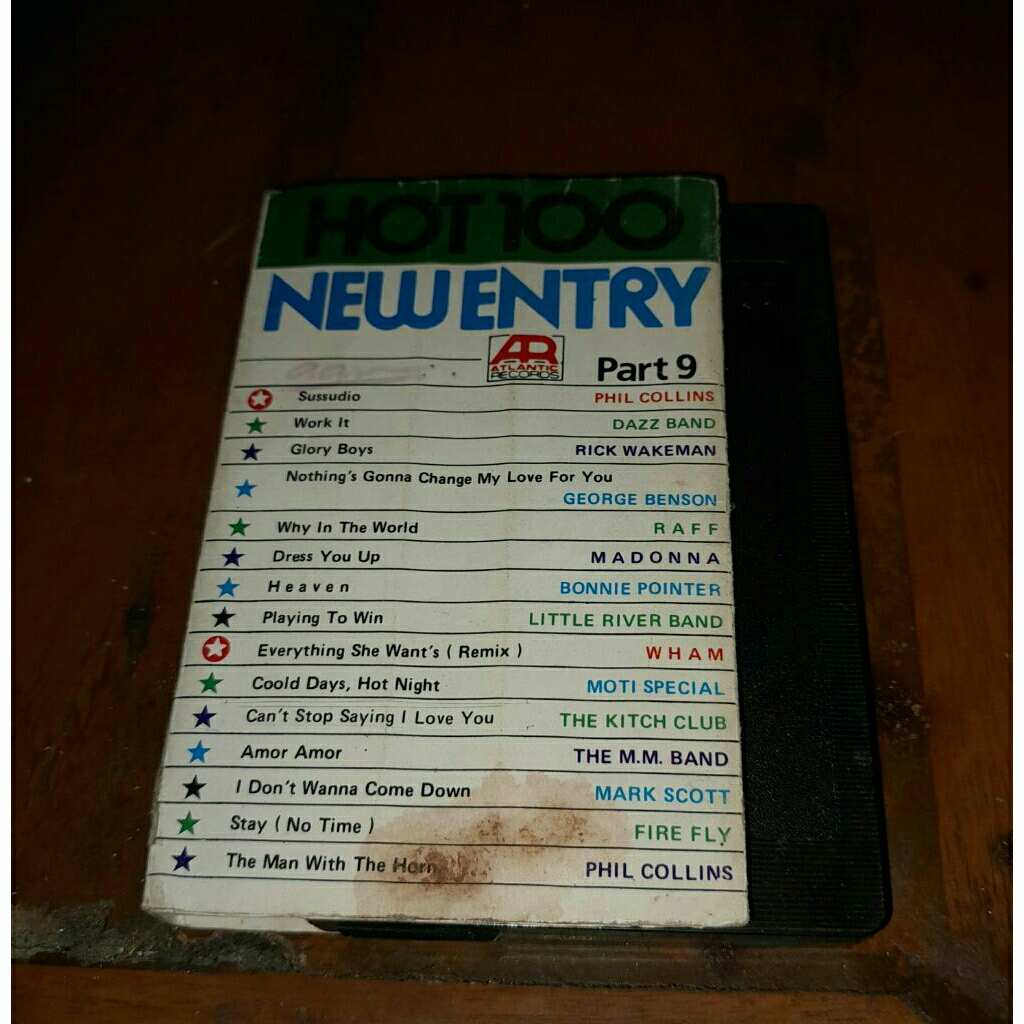 Kaset pita Hot 100 new entry