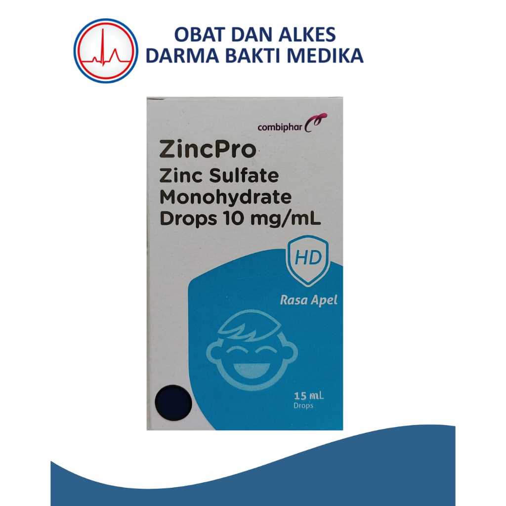 ZincPro Drops 15 ml - Obat diare bayi - Combiphar Zinc untuk Bayi dan Anak