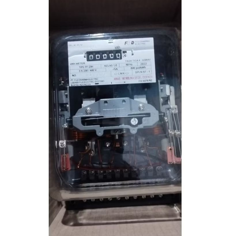 KWH METER FUJI DHARMA 3 PHASE (5) A SINGLE TARIF