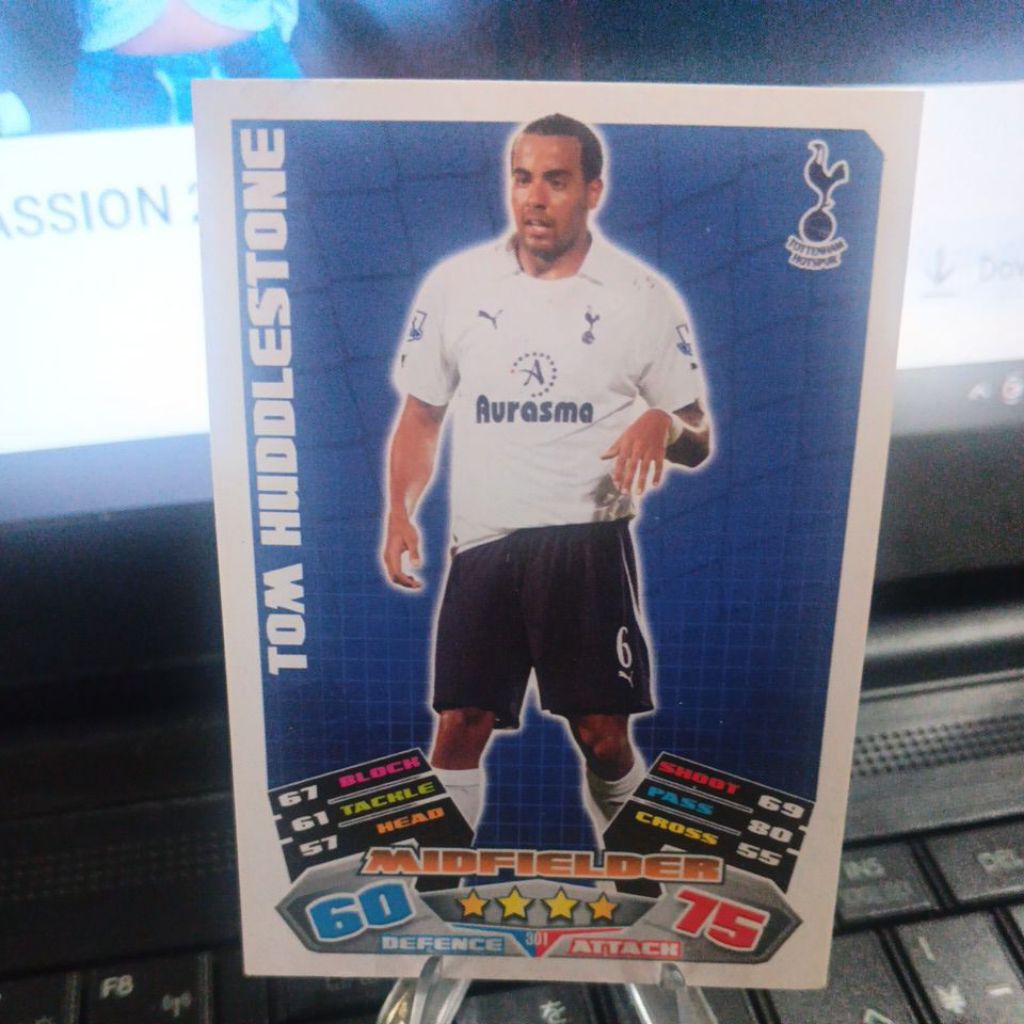kartu bola match attax epl 2011/2012 Tottenham