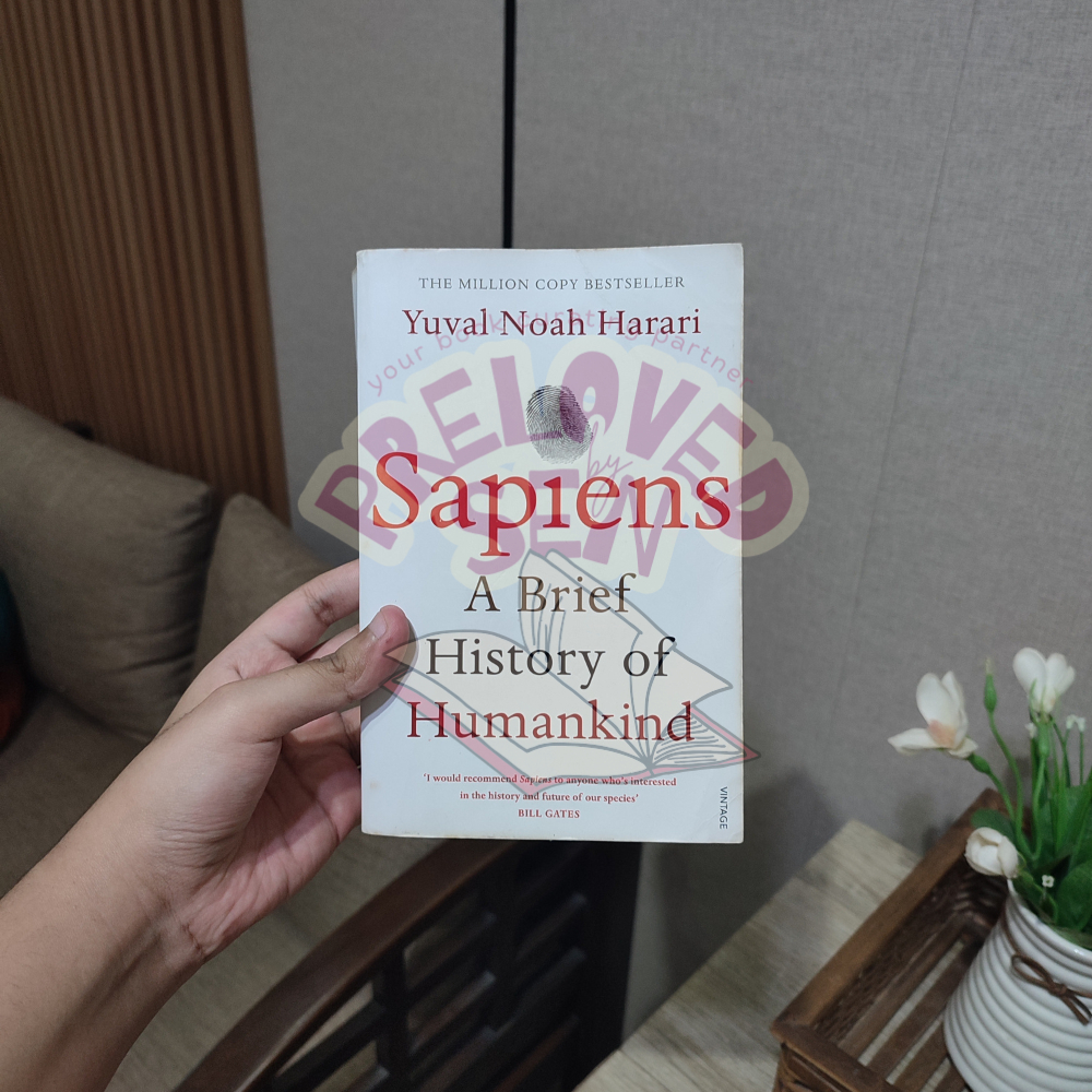 [BACA DESKRIPSI] SAPIENS BY YUVAL NOAH HARARI PRELOVED ENGLISH NOVEL BOOKS BOOK BUKU INGGRIS