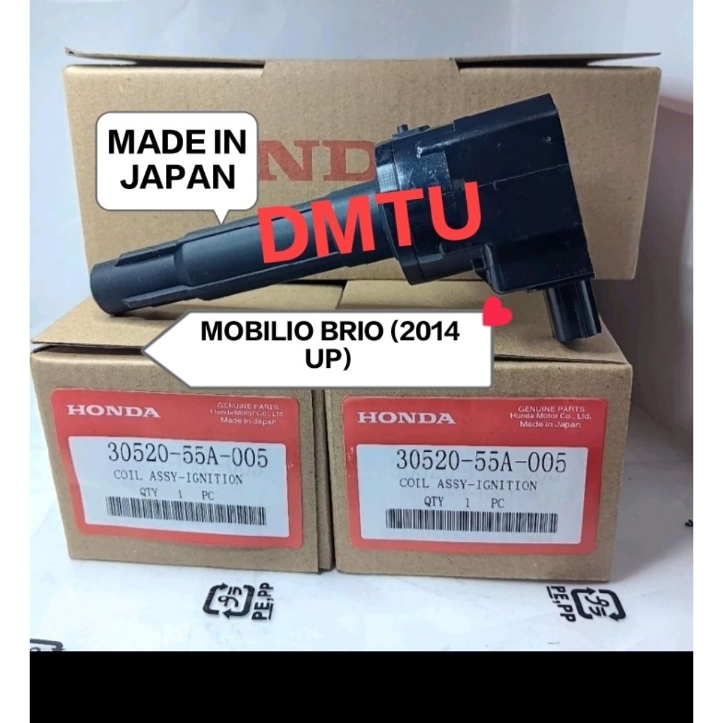 COIL KOIL IGNITION PENGAPIAN BUSI MOBILIO BRIO (2014 UP) MADE IN JAPAN